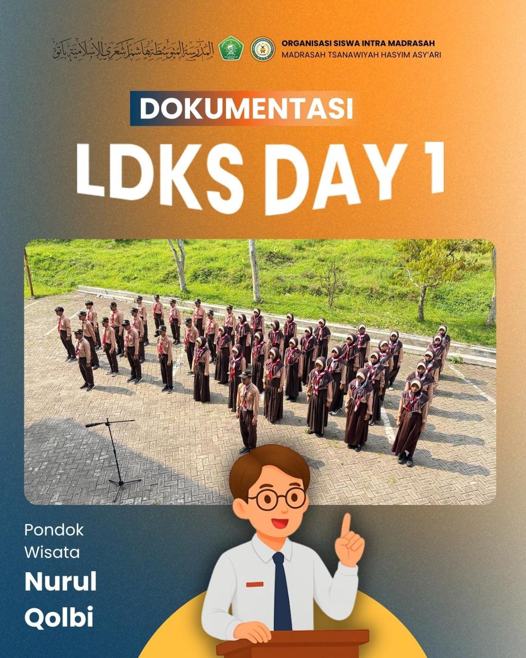Pelaksanaan LDKS MTs Hasyim Asyari Berjalan Sukses: Cetak Calon Pemimpin Muda Madrasah