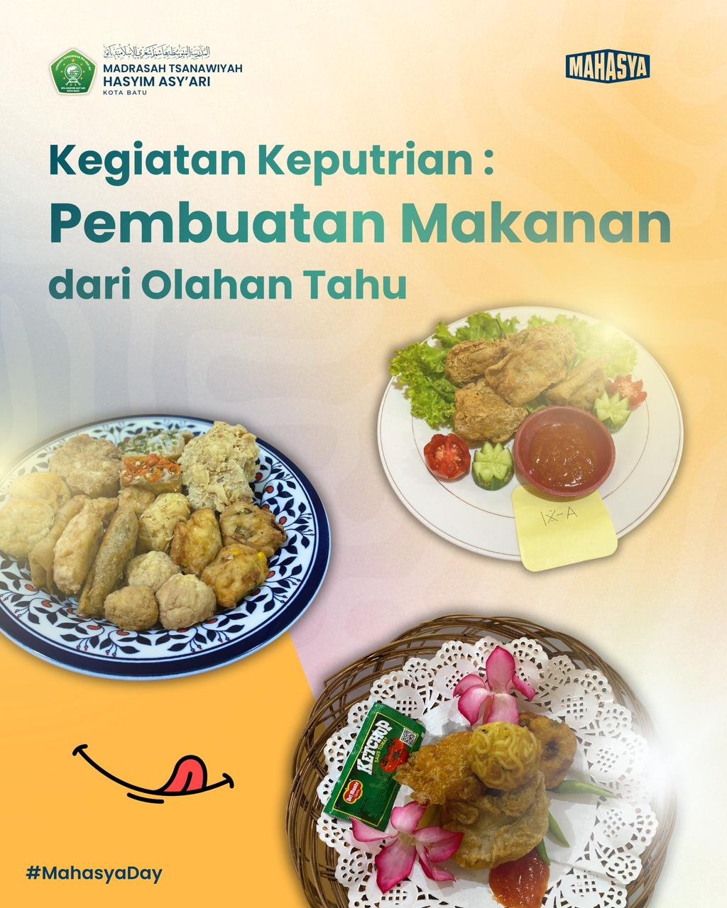 Dari Tahu Menjadi Karya Istimewa: Siswi MTs Hasyim Asy'ari Asah Kreativitas Lewat Kegiatan Keputrian